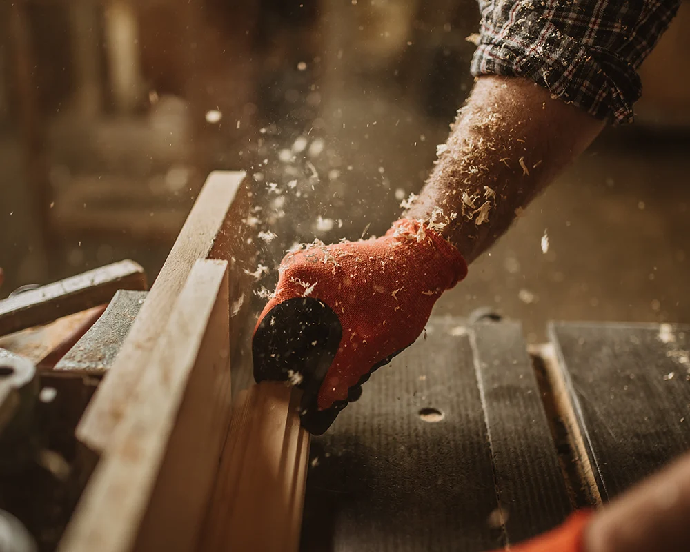 Beispiel von Zimmerei und Holzbau Arbeiten der Firma Gerlach Gebäudetechnik in Eislingen.